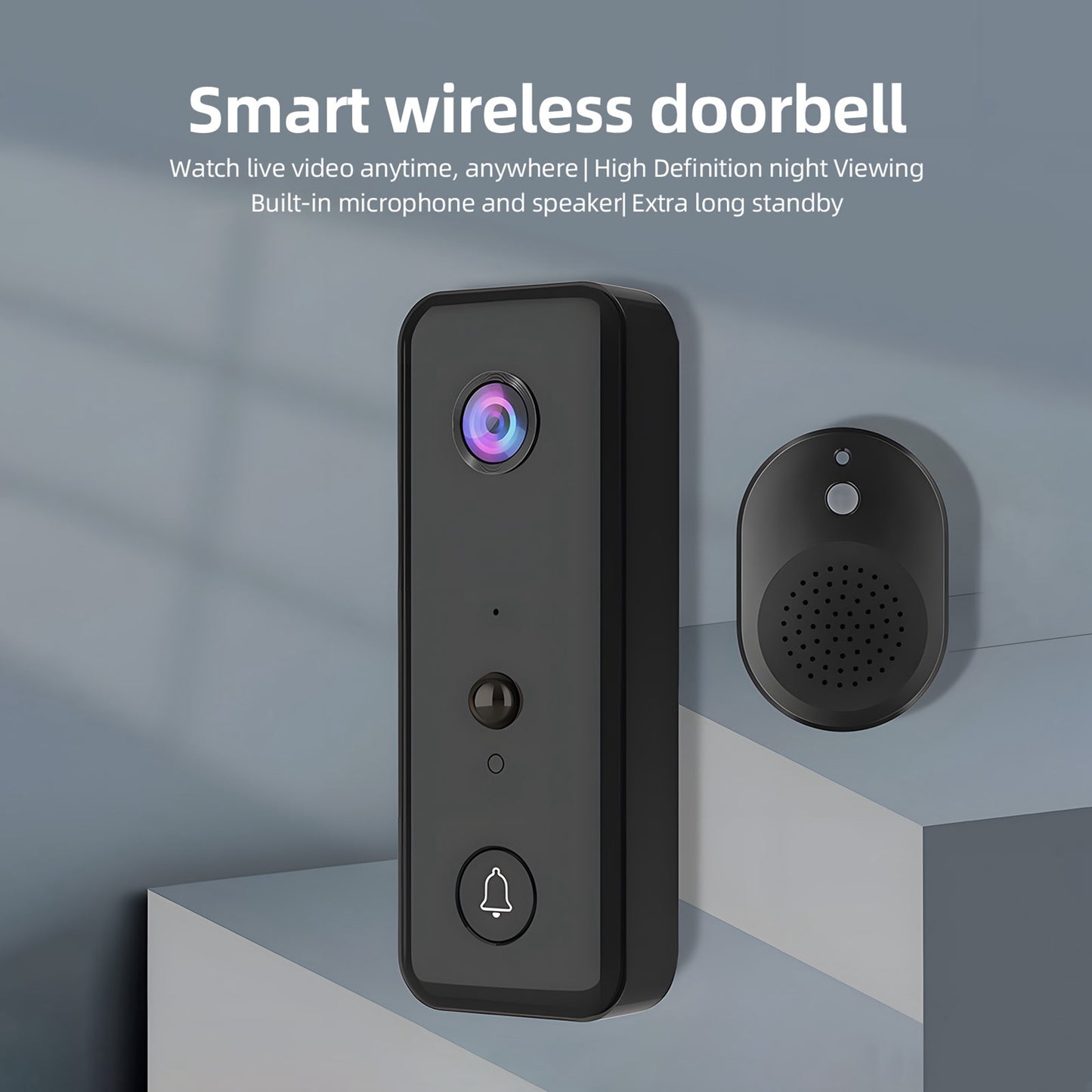 Doorbell Camera 140° Wide Angle Lens Door Camera