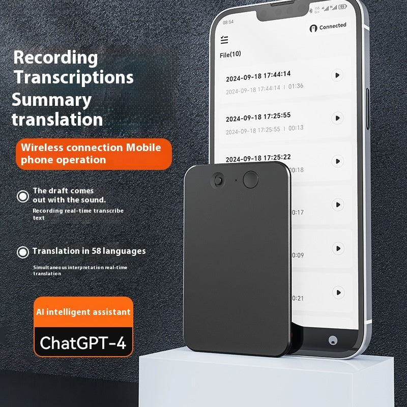 **AI Voice Recorder with ChatGPT-Powered Transcription