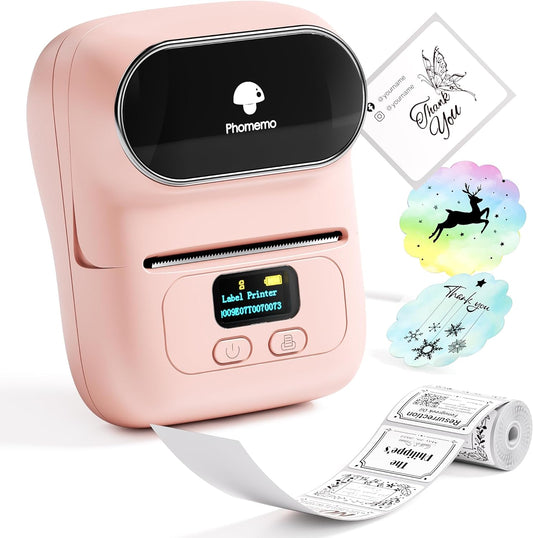  Thermal Label maker - Mini Bluetooth Sticker Printer 