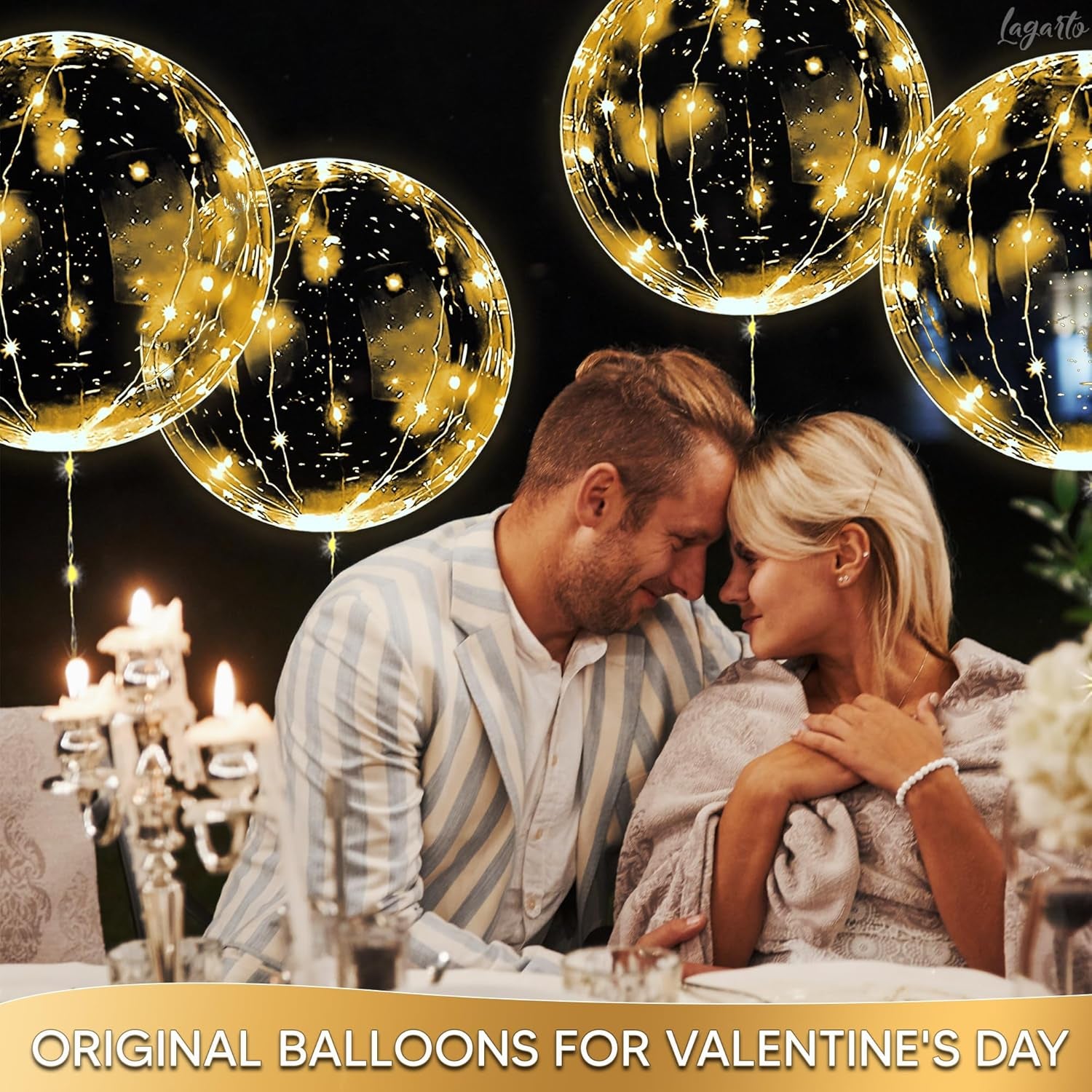 **Glow-in-the-Dark LED Balloons – 10 Clear Helium Balloons with String Lights for Parties, Weddings & Events – Light-Up Bubble Balloons for Stunning Decorations**