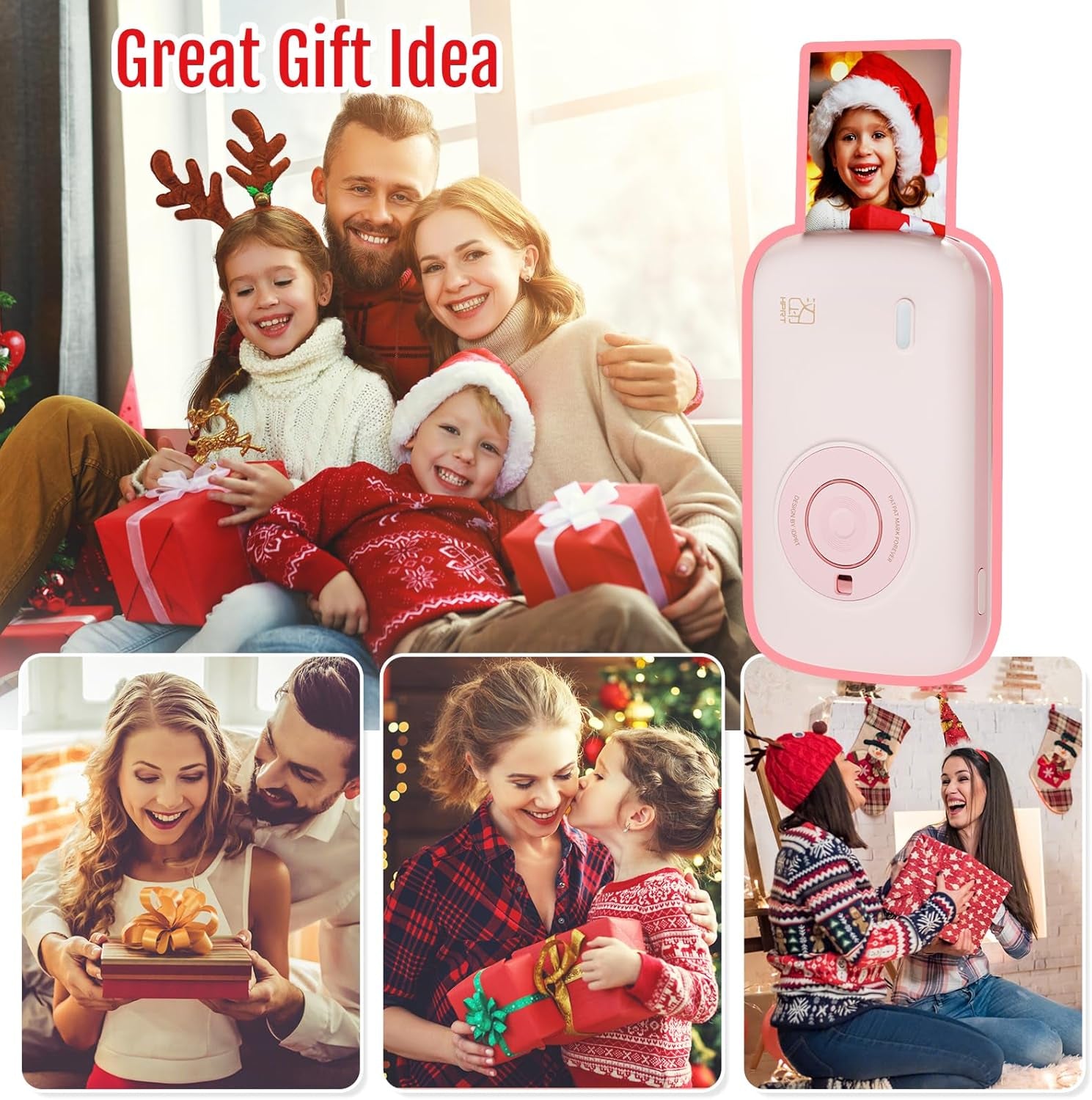 Mini Photo Printer for iPhone & Smartphones