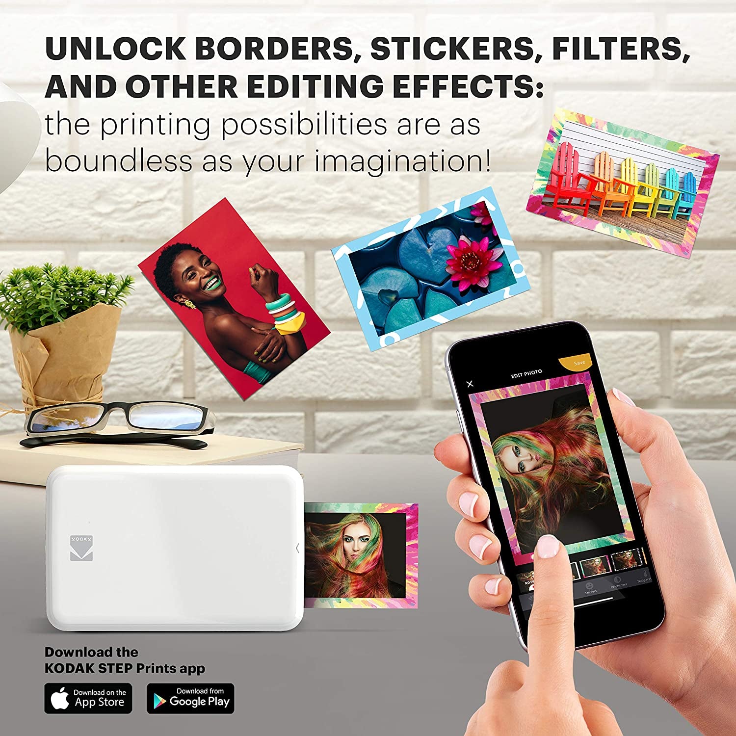  Instant Smartphone color Photo Printer 