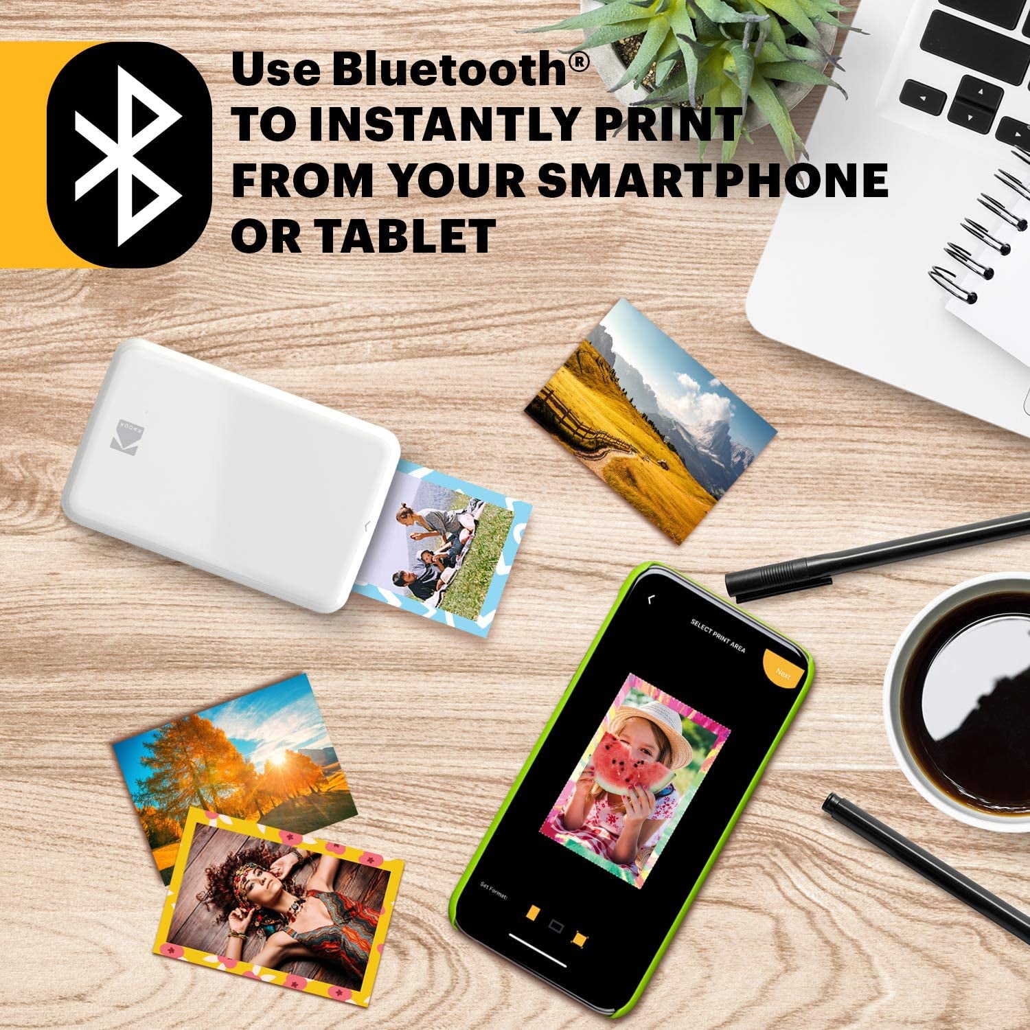  Instant Smartphone color Photo Printer 