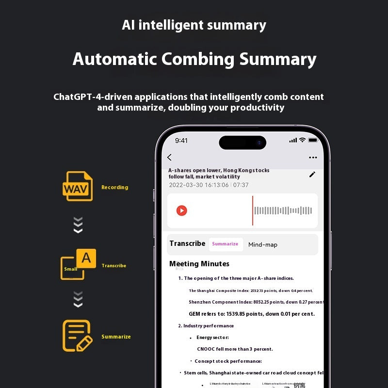 **AI Voice Recorder with ChatGPT-Powered Transcription