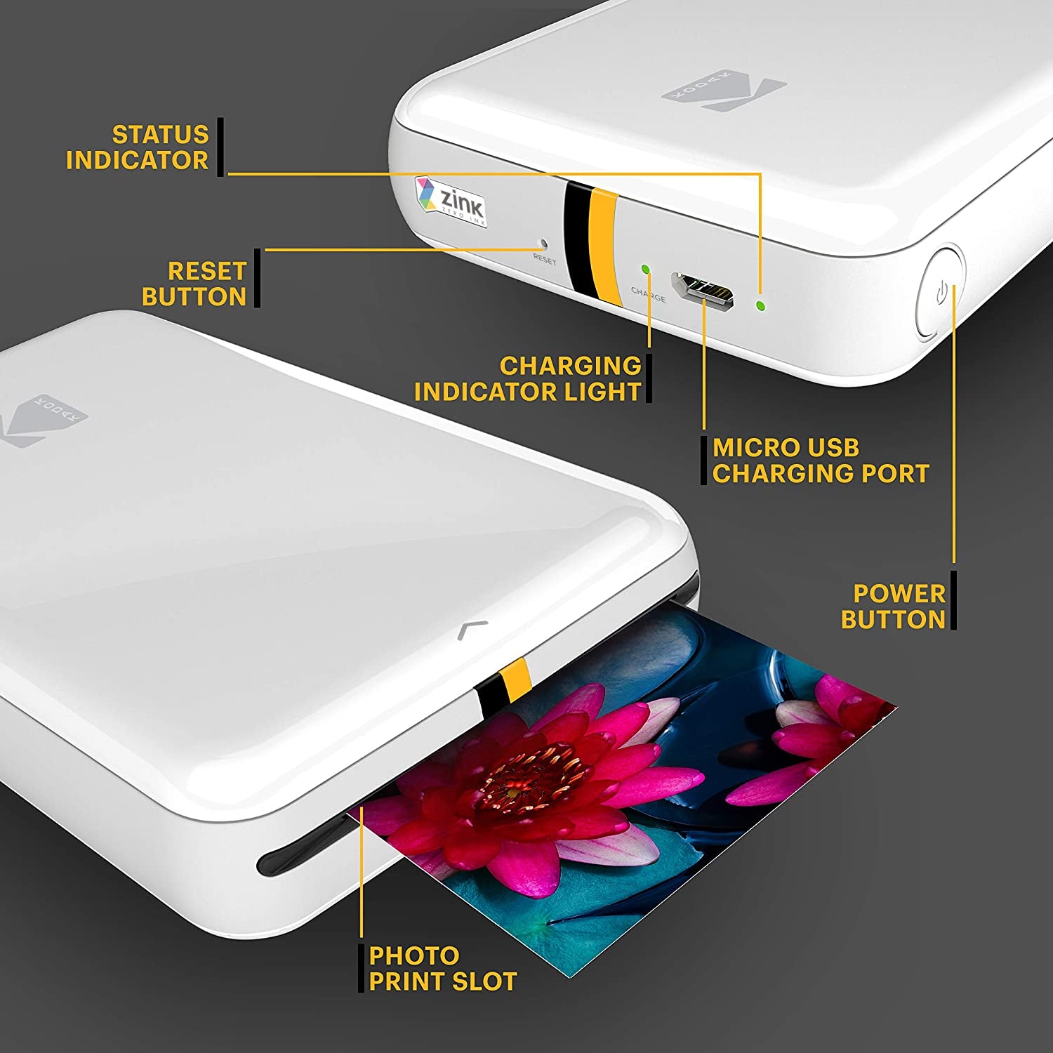  Instant Smartphone color Photo Printer 